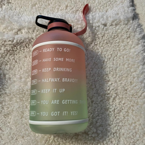 KEEPTO Large 1 Gallon Water Bottle Leakproof BPA Free Sports Water Jug with Time - Picture 1 of 5